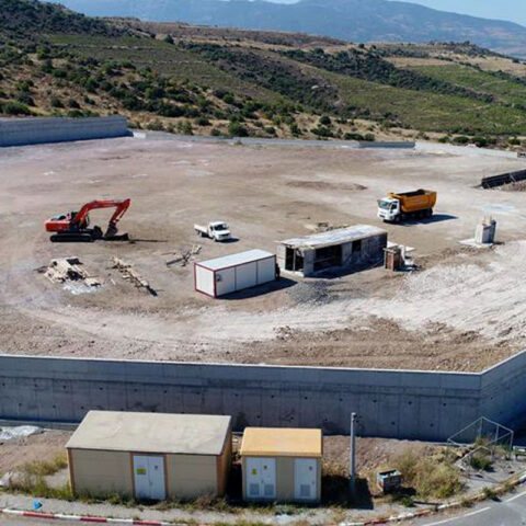 Aliağa OSB-Meslek Lisesi İstinat ve Bahçe Duvarı, Trapez Kanal Yapım İşi