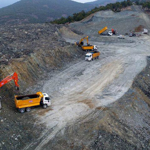 Burdur Tefenni Krom Madeni Ocağı Saha Düzenleme İşi